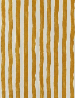 Painterly Stripe Linen Fabric by Sarah Sherman Samuel