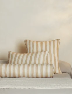 Painterly Stripe Linen Fabric by Sarah Sherman Samuel