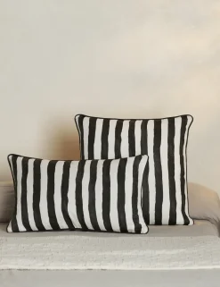Painterly Stripe Linen Fabric by Sarah Sherman Samuel