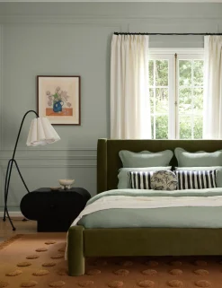 Painterly Stripe Linen Pillow by Sarah Sherman Samuel