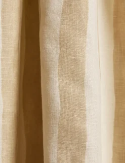 Painterly Stripe Pleated Curtain Panel by Sarah Sherman Samuel