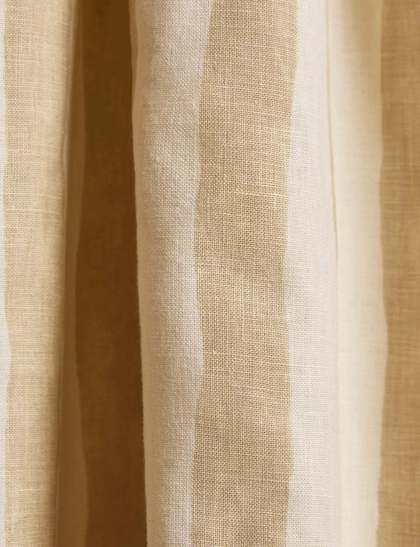 Painterly Stripe Pleated Curtain Panel by Sarah Sherman Samuel