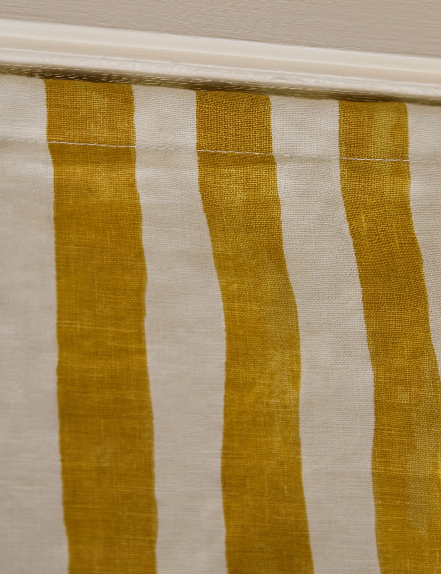 Painterly Stripe Roman Shade by Sarah Sherman Samuel