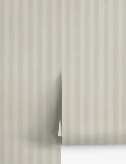 Painterly Stripe Wallpaper by Sarah Sherman Samuel