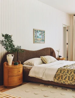 Painterly Stripe Wallpaper by Sarah Sherman Samuel