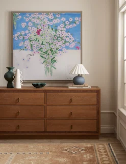 Papillons Et Margeurites Diptych Print by Paule Marrot