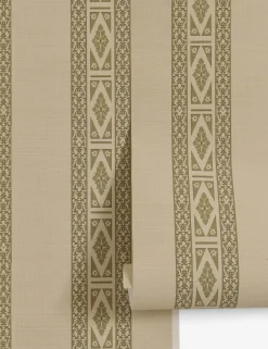 Paradiso Grasscloth Wallpaper by Jake Arnold