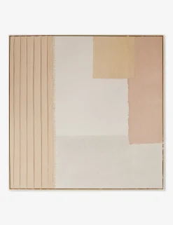 Patchwork Blush Wall Art by Visual Contrast