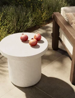 Paz Indoor / Outdoor Round Side Table by Amber Lewis x Four Hands
