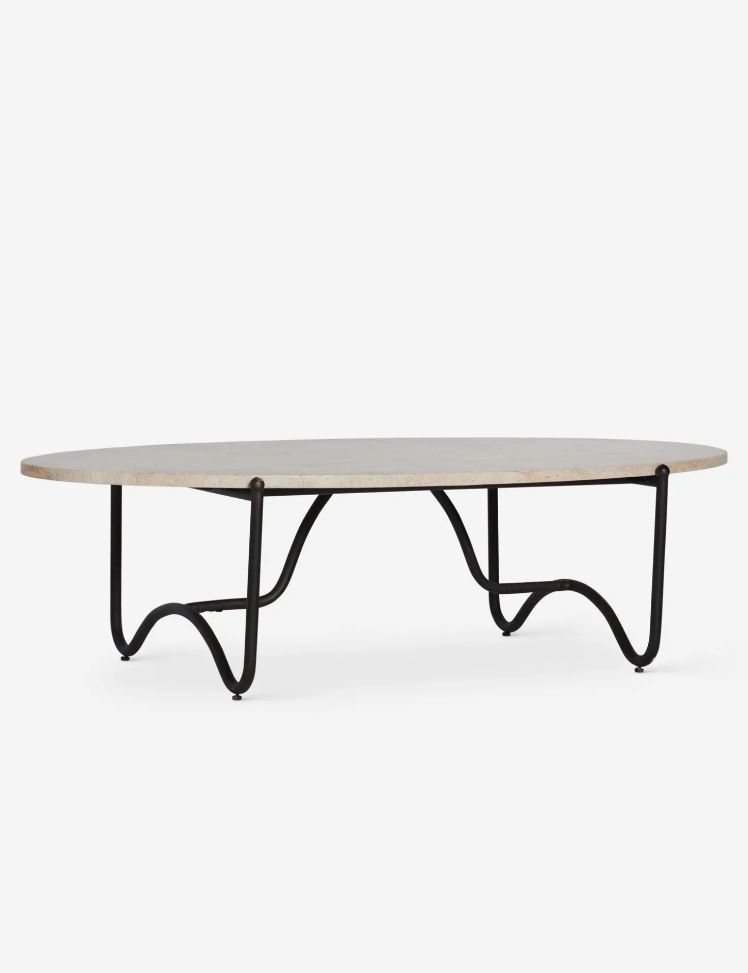 Peggy Outdoor Oval Coffee Table by Sarah Sherman Samuel