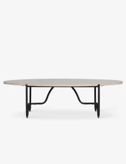 Peggy Outdoor Oval Coffee Table by Sarah Sherman Samuel