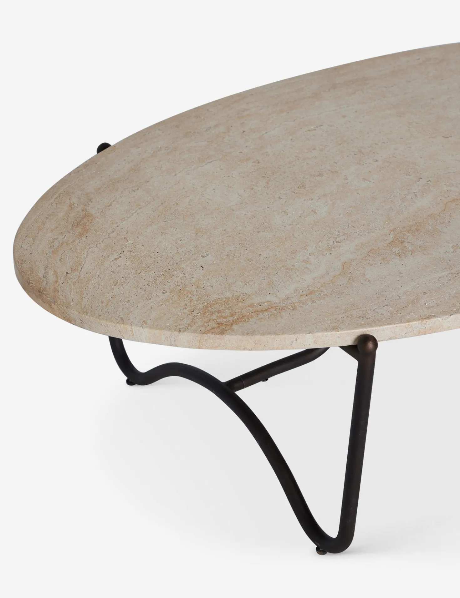 Peggy Outdoor Oval Coffee Table by Sarah Sherman Samuel