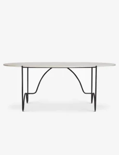 Peggy Outdoor Oval Dining Table by Sarah Sherman Samuel