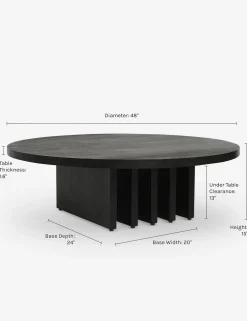 Pentwater Round Coffee Table by Sarah Sherman Samuel