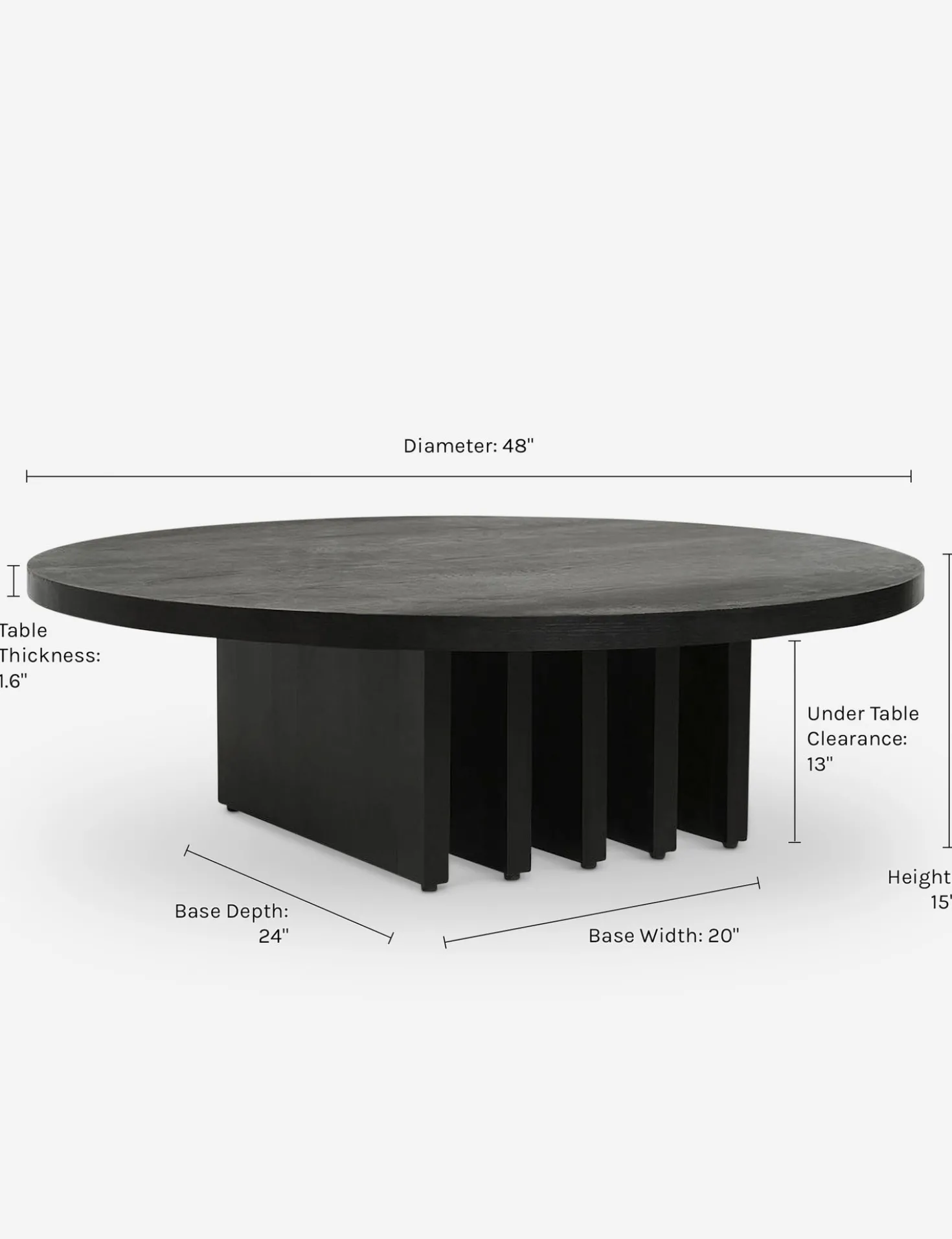 Pentwater Round Coffee Table by Sarah Sherman Samuel