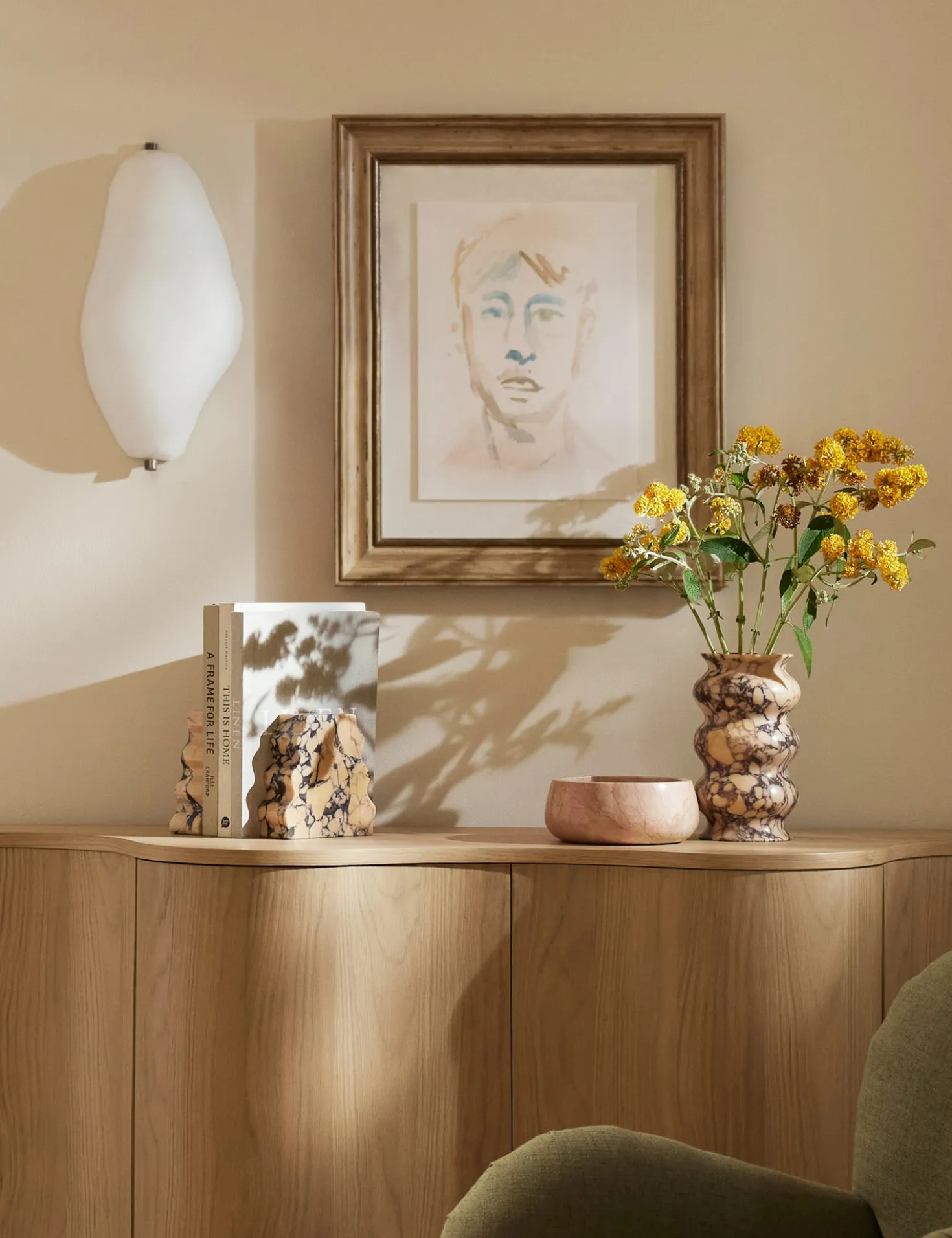 Plush Puff Sconce by Lolly Lolly Ceramics