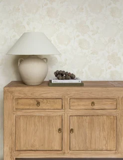 Poppies Textured Peel + Stick Wallpaper by Pure Salt