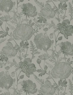 Poppies Textured Peel + Stick Wallpaper by Pure Salt