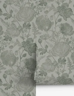 Poppies Textured Peel + Stick Wallpaper by Pure Salt