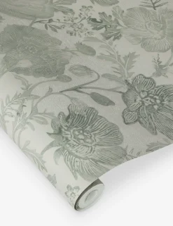 Poppies Textured Peel + Stick Wallpaper by Pure Salt