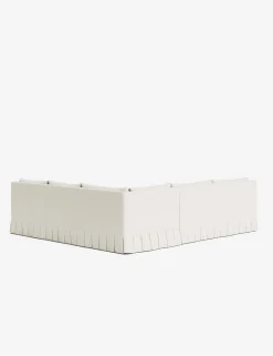 Portola Luxe Depth Pleated Corner Sectional Sofa