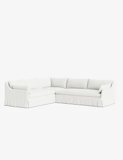 Portola Luxe Depth Pleated Corner Sectional Sofa