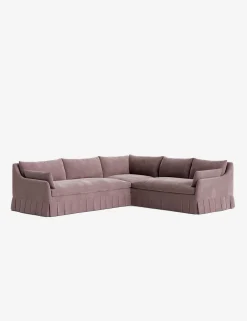 Portola Luxe Depth Pleated Corner Sectional Sofa