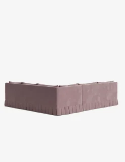 Portola Luxe Depth Pleated Corner Sectional Sofa