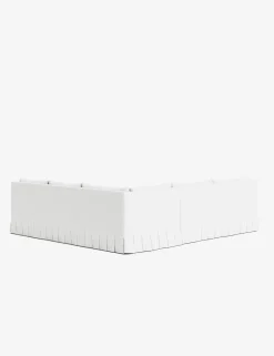 Portola Luxe Depth Pleated Corner Sectional Sofa