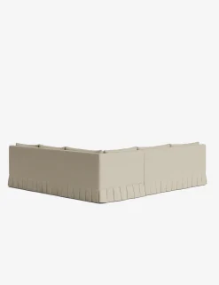 Portola Luxe Depth Pleated Corner Sectional Sofa