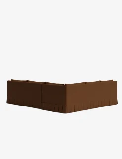 Portola Luxe Depth Pleated Corner Sectional Sofa