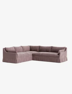 Portola Luxe Depth Pleated Corner Sectional Sofa