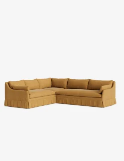 Portola Luxe Depth Pleated Corner Sectional Sofa