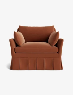 Portola Luxe Depth Pleated Chair