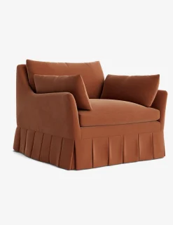 Portola Luxe Depth Pleated Chair