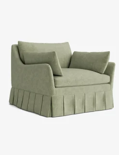Portola Luxe Depth Pleated Chair