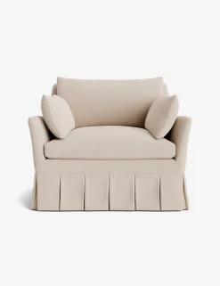 Portola Luxe Depth Pleated Chair