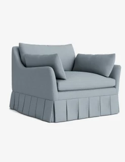 Portola Luxe Depth Pleated Chair
