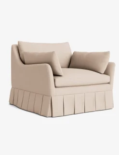 Portola Luxe Depth Pleated Chair