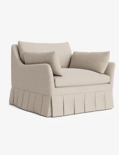 Portola Luxe Depth Pleated Chair