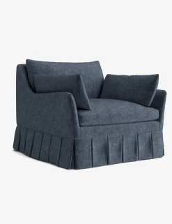 Portola Luxe Depth Pleated Chair