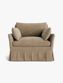 Portola Luxe Depth Pleated Chair