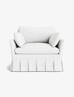 Portola Luxe Depth Pleated Chair