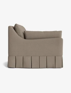 Portola Luxe Depth Pleated Chair