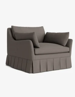 Portola Luxe Depth Pleated Chair