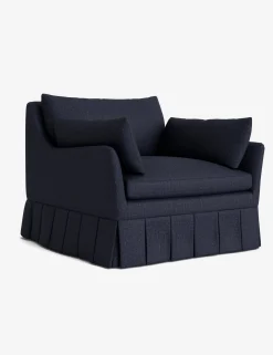 Portola Luxe Depth Pleated Chair