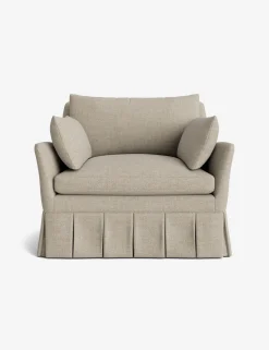 Portola Luxe Depth Pleated Chair