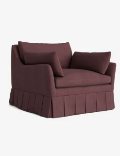 Portola Luxe Depth Pleated Chair