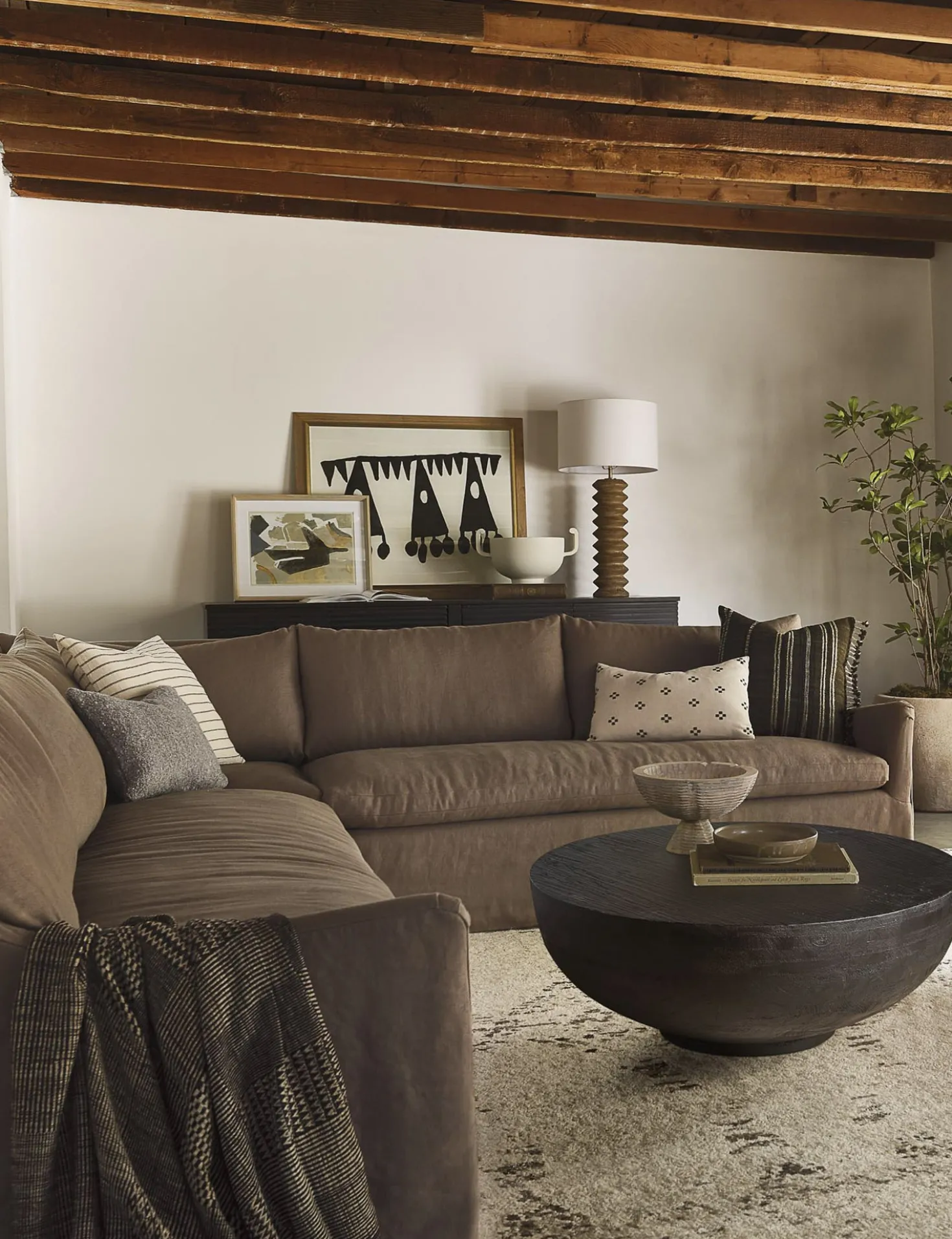 Portola Slipcover Corner Sectional Sofa