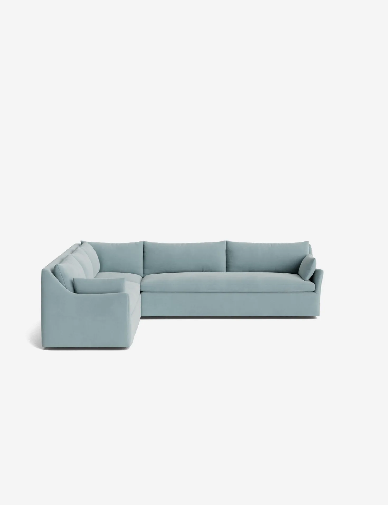 Portola Slipcover Corner Sectional Sofa